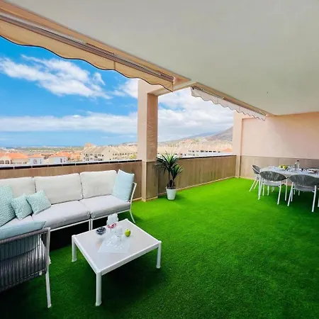 Appartement Family Panoramic View In Cristianos *